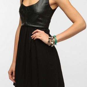 Little Black Leather Dress